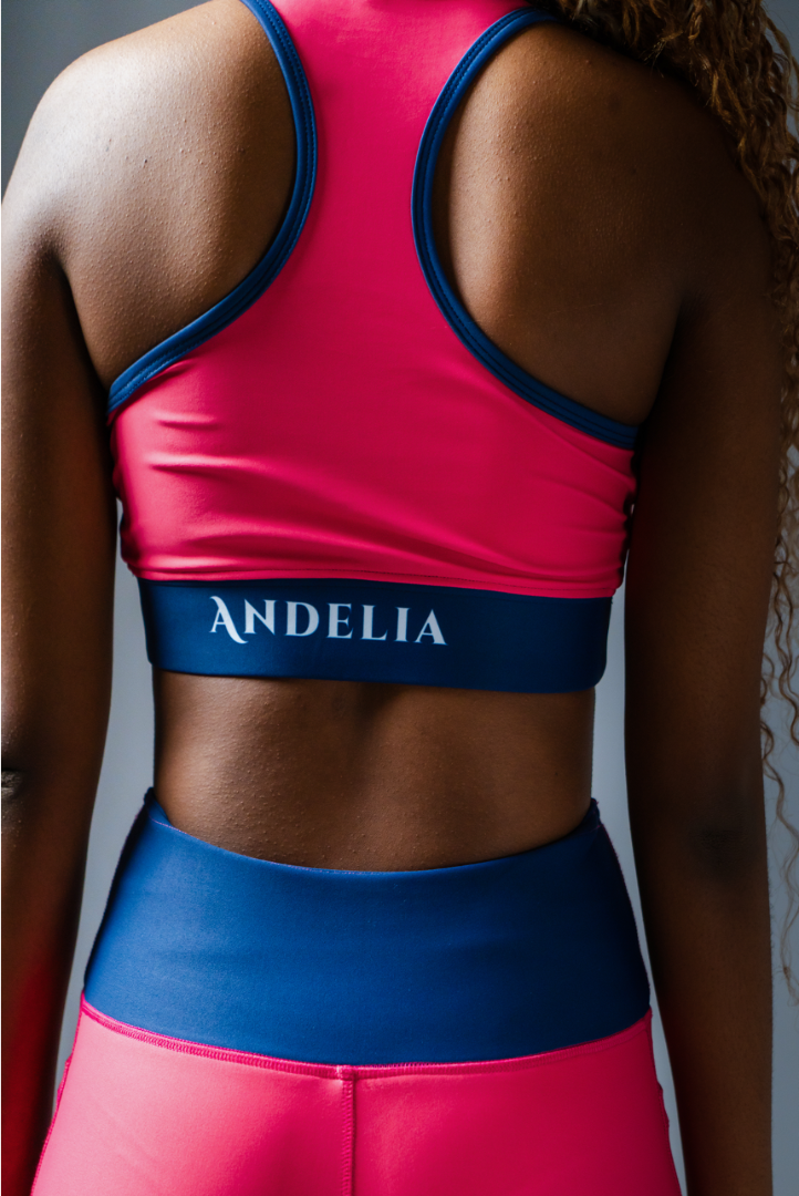 Andelia Pink Sports Bra