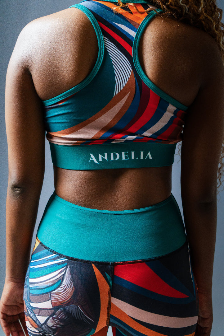 Andelia Ubuntu Print Sports Bra