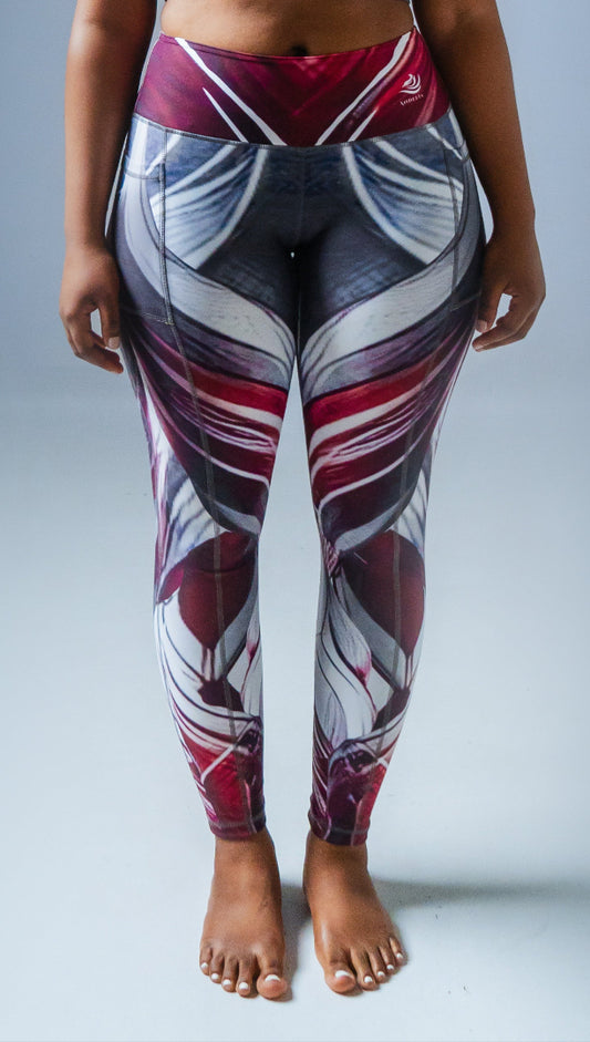 Andelia Anatomical Print Full-Length Leggings
